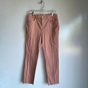 NEW  L'AGENCE  SADA Cropped Slim-Leg High Rise Jeans Size 28